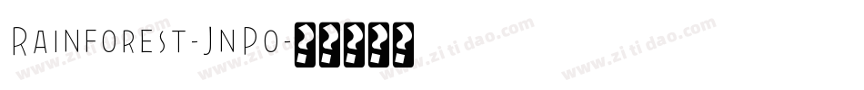 Rainforest-JnPo字体转换