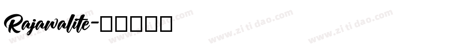 Rajawalite字体转换