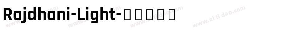 Rajdhani-Light字体转换