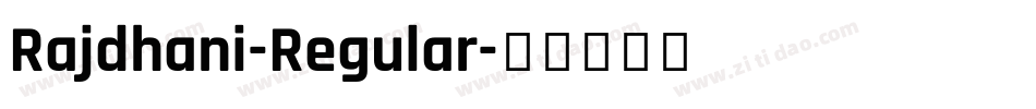 Rajdhani-Regular字体转换