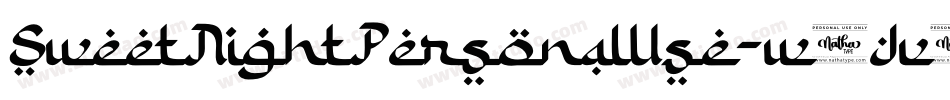 SweetNightPersonalUse-w1Jv3字体转换
