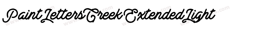 PaintLettersGreekExtendedLight-r4eB字体转换