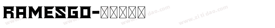 Ramesgo字体转换