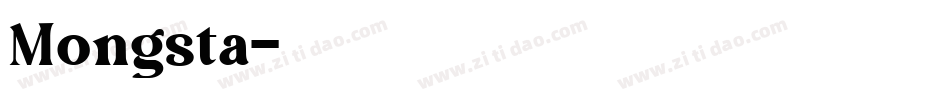 Mongsta字体转换