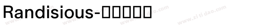 Randisious字体转换