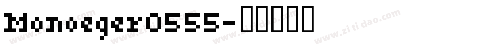 Monoeger0555字体转换