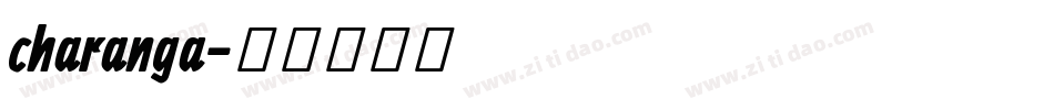 charanga字体转换