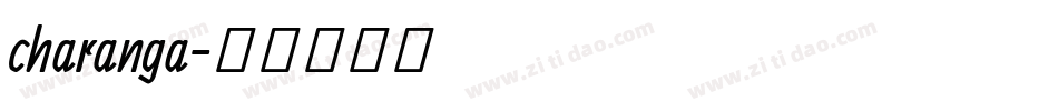 charanga字体转换