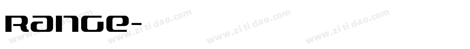 Range字体转换