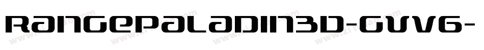 RangePaladin3D-gVv6字体转换