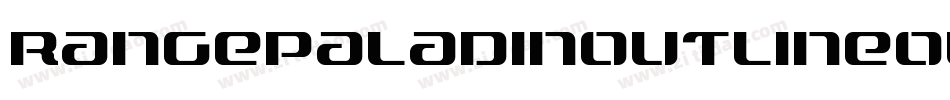 RangePaladinOutlineOutline-qrp0字体转换