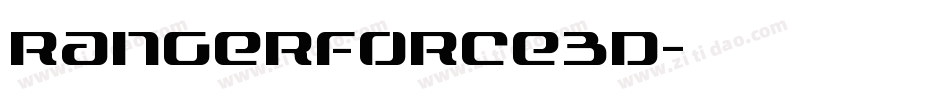 rangerforce3d字体转换