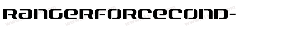 rangerforcecond字体转换