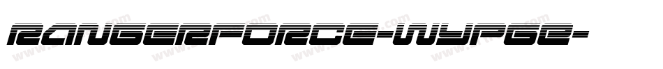 RangerForce-WypGE字体转换