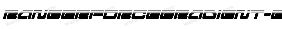 RangerForceGradient-GO3Dq字体转换