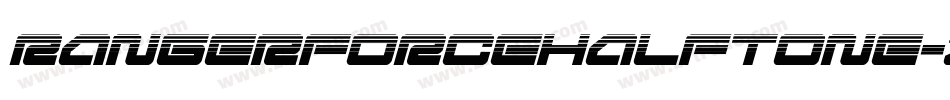 RangerForceHalftone-z8r20字体转换