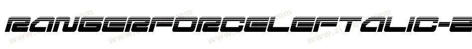 RangerForceLeftalic-ZVpxm字体转换