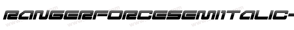 RangerForceSemiItalic-3zlVL字体转换