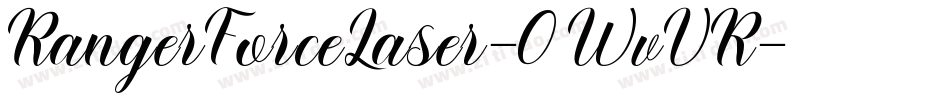 RangerForceLaser-0WvVR字体转换