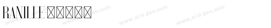 ranille字体转换