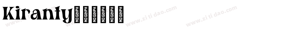 Kiranty字体转换
