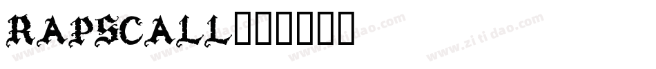 RAPSCALL字体转换