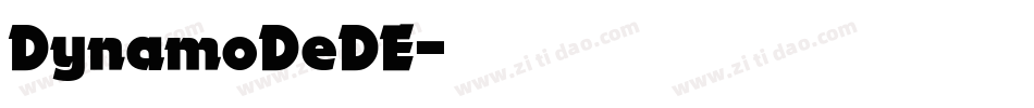 DynamoDeDE字体转换