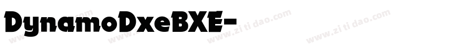 DynamoDxeBXE字体转换