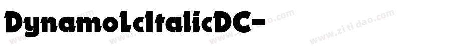 DynamoLcItalicDC字体转换