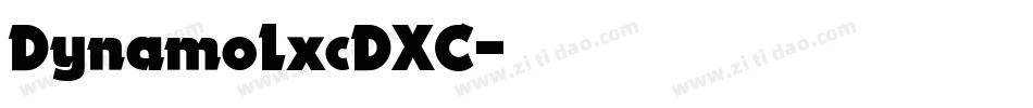 DynamoLxcDXC字体转换
