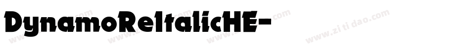 DynamoReItalicHE字体转换