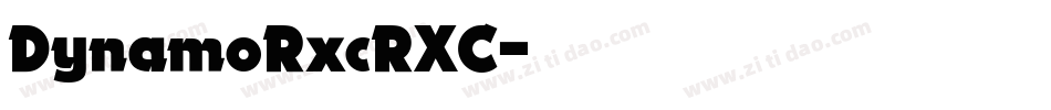 DynamoRxcRXC字体转换