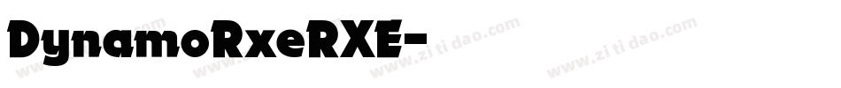 DynamoRxeRXE字体转换