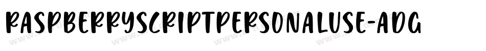RaspberryScriptPersonalUse-adgo字体转换