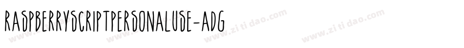 RaspberryScriptPersonalUse-adgo字体转换
