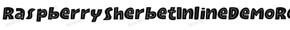 RaspberrySherbetInlineDemoRegular-ZVG9l字体转换