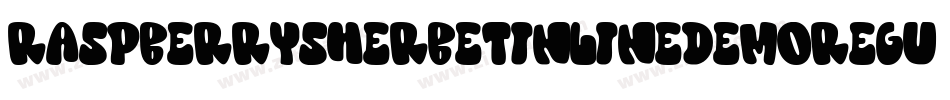 RaspberrySherbetInlineDemoRegular-ZVG9l字体转换