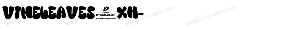 VineLeaves2XH字体转换
