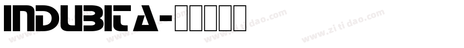 INDUBITA字体转换
