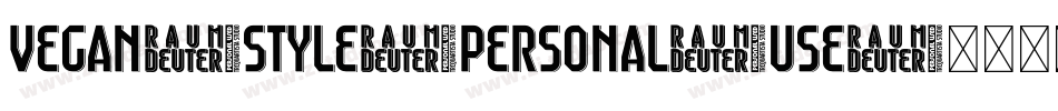 Vegan-Style-Personal-Use字体转换