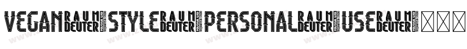 Vegan-Style-Personal-Use字体转换