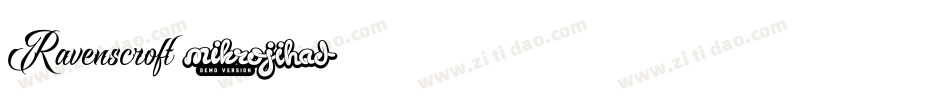 Ravenscroft字体转换