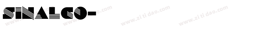 Sinalco字体转换