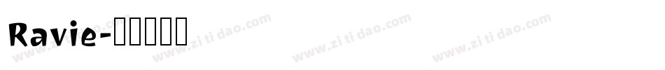 Ravie字体转换