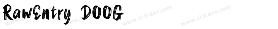 RawEntry-DOOG0字体转换