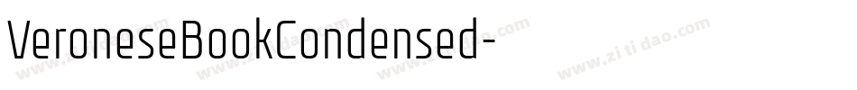 VeroneseBookCondensed字体转换