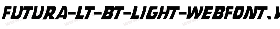 futura_lt_bt_light-webfont.woff字体转换