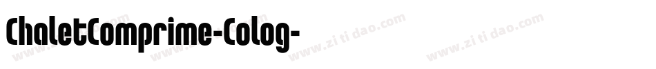 ChaletComprime-Colog字体转换