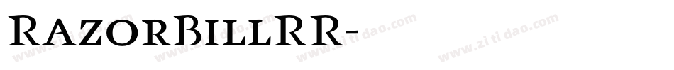 RazorBillRR字体转换