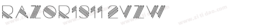 Razor1911-2vzW字体转换